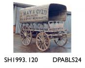 Dray, made for J May and Co, Brewers, Basingstoke by Trumans, Basingstoke, Hampshire, 1885
used by J May and Co, Brewers, Basingstoke until 1912 then sold to Mr Compton who converted it into a caravan initially for use during shooting expeditions in Ham