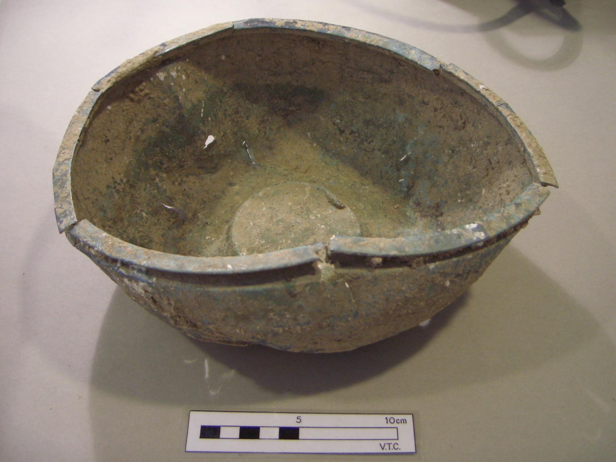 Hanging bowl before conservation