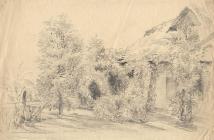 Drawing, pencil drawing, the Lodge, West Ham, Basingstoke, Hampshire, 8 September 1849.