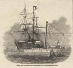 Print, engraving, Sheers and Repairng Quay, Southampton Dock, Southampton, Hampshire, published in the Illustrated London News, 14 January 1854.
The report is on the reverse.