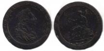 Coin, copper, issued by George III, 1797.
