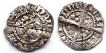 Coin, English, excavated at Winchester, Hampshire, issued by Edward I, at London, circa 1280.