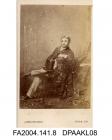 Photograph, Sir Alfred Joseph Tichborne, seated with a top hat on his lap, taken by Jabez Hughes of Ryde, Isle of Wightvol 1, page 3