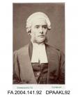 Photograph, Mr Henry Matthews QC, barrister, head and shoulders, wearing legal dress, taken by The London Stereoscopic and Photographic Companyvol 1, page 14 - Judge, Counsel, Solicitors engaged, on the Trial, in the Court of Common Pleas