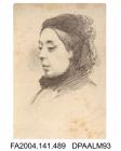 Pencil sketch, Miss Mary Ann Loder or Loader, head only, by Aldridgevol 1, page 59