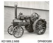 Photograph, black and white, showing a traction engine for Naylor, Maidstone, Kent, built by Tasker and Co, Waterloo Foundry, Anna Valley, Abbotts Ann, Hampshire, 1918