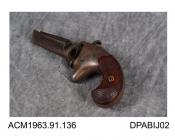Derringer, model 2 pistol, made by Colt, Hartford, Connecticut, United States