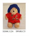 Paddikins the bear in blue hat and red coat