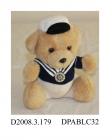 Jolly Jack the bear sat in sailors outfit