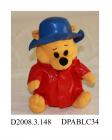BB the bear with blue hat and red rain coat