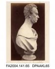 Photograph of a portrait bust, Sir Edward Doughty, side viewvol 1, page 10