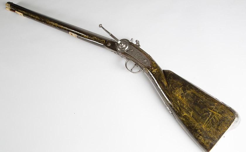 German flintock rifle