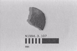 Coin, penny, fragment, part of a hoard found at White Lane, Greywell, Mapledurwell and Up Nately, Hampshire in 1989, issued by ?Henry III, 1247-1272