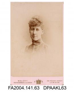 Photograph, vignette, Lady Tichborne, taken by Walery of London, circa 1887vol 1, page 9