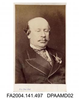 Photograph, Mr Guildford Onslow MP of Hampshire, head and shoulders, taken by C Bernieri Caldesi and Co of Londonvol 1, page 61 - Claimant's Friends, Witnesses and Supporters during both trials
