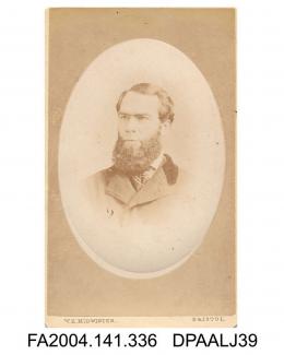Photograph, oval embossed vignette, Mr Philip Triggs of Bristol, solicitor, taken by W H Midwinter of Bristolvol 1, page 41 - In R v C Witnesses for Prosecution